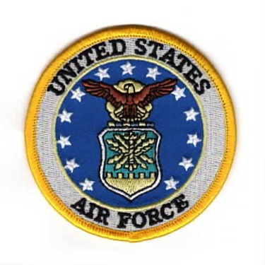 USAF *OLD* LOGO Patch (Round/Blue/3-in)