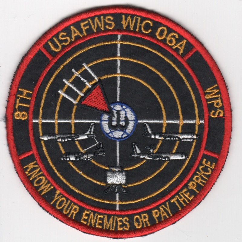 USAF WIC 'Class 06A' Patch (Black)