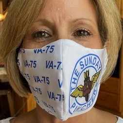 VA-75 'Face Mask' (White/Cotton)