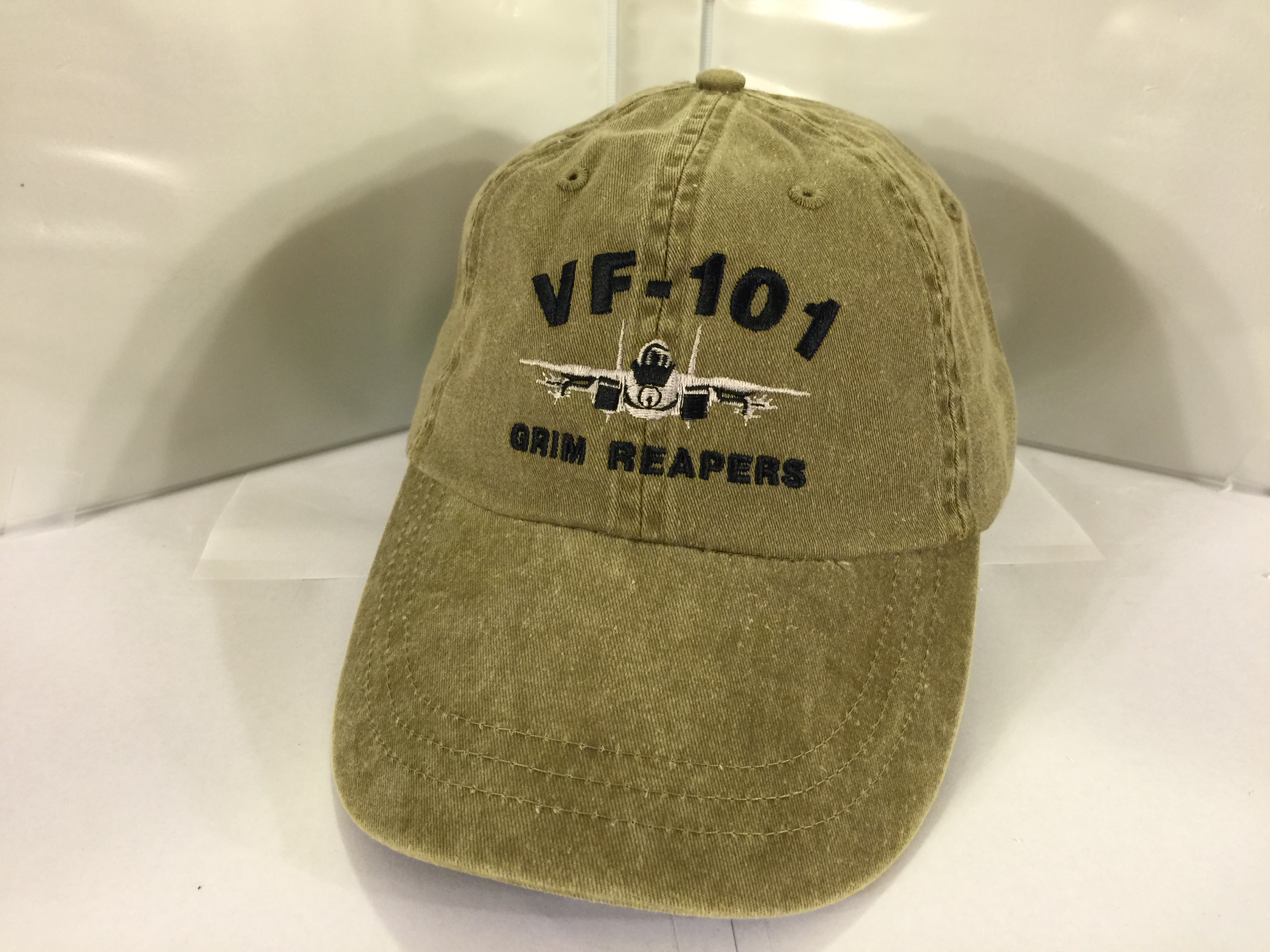 VF-101/F-14 Ballcap (Khaki/Dir. Emb.)