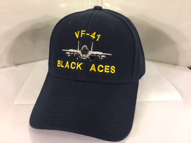 VF-41/F-14 Ballcap (Dk Blue/Dir. Emb.)