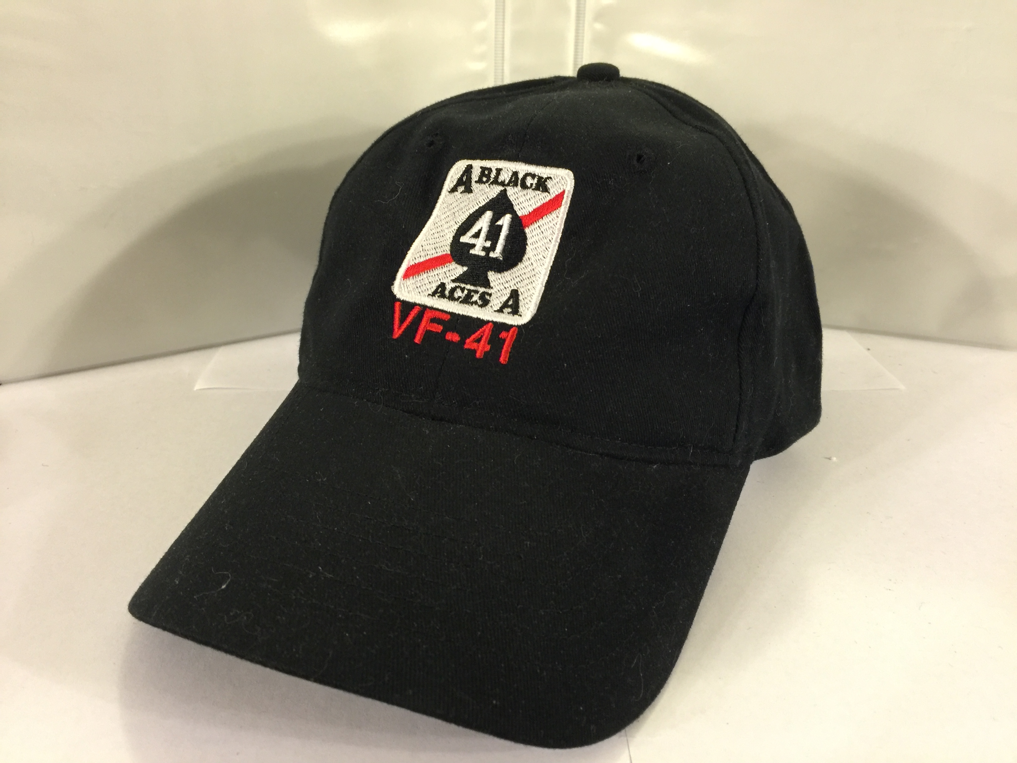 VF-41 Ballcap (Sq. Logo/Black/Dir. Emb.)