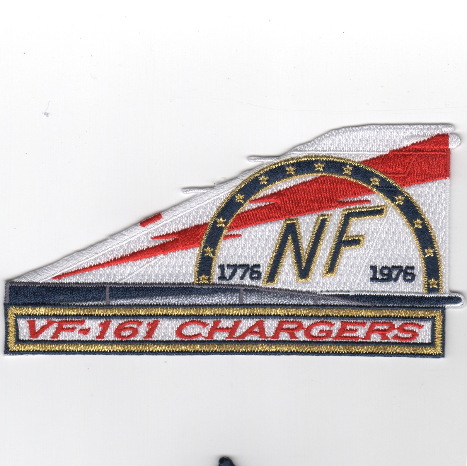 VF-161 F-4 TAILFIN Bicentennial Patch (White)