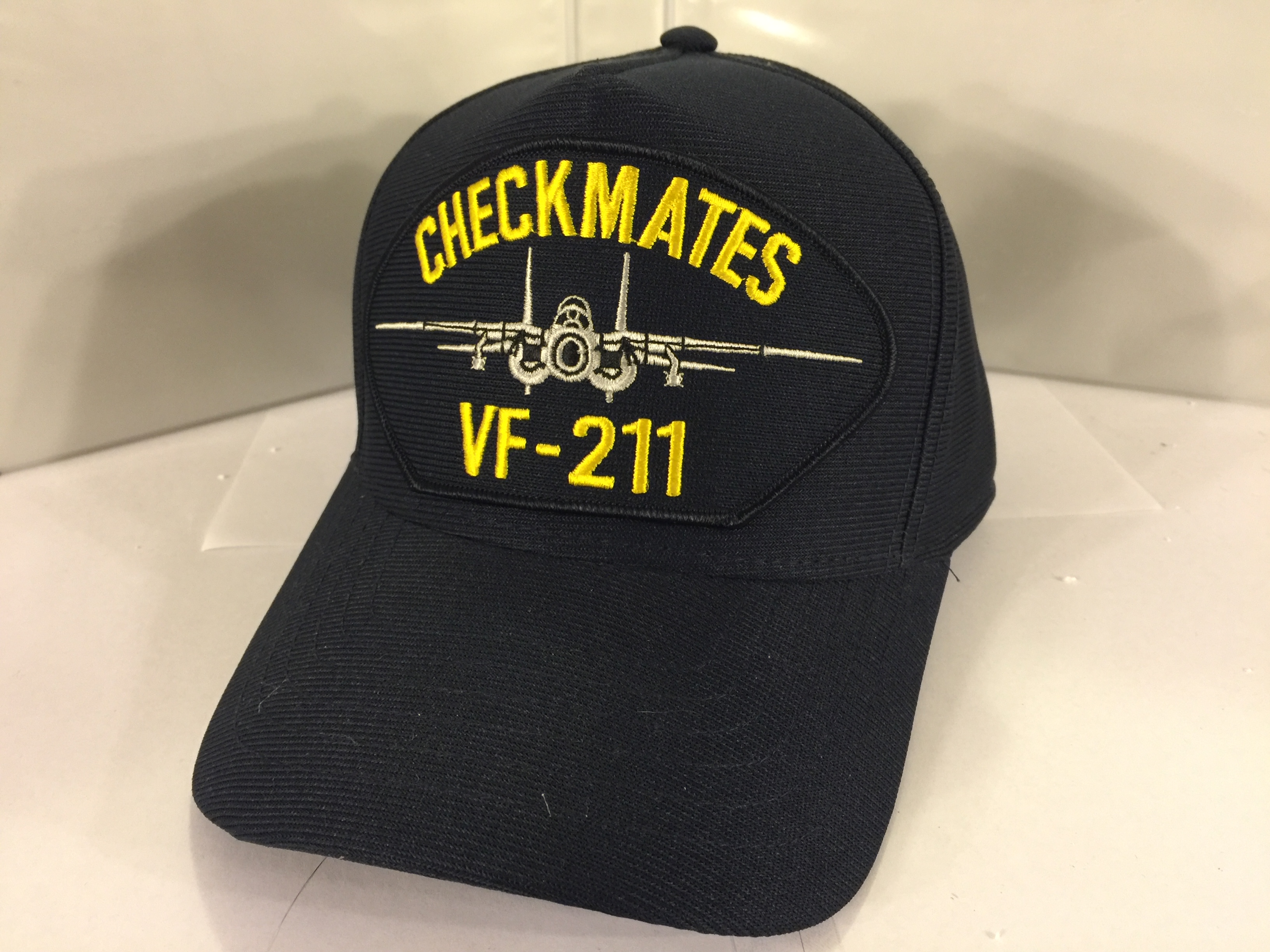 VF-211/F-14 Ballcap (Dk Blue w/Patch)