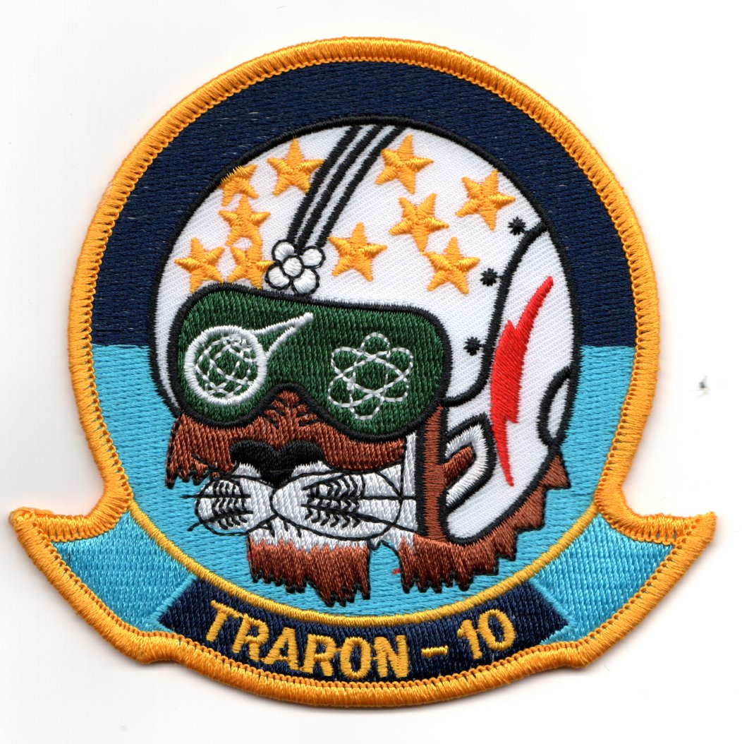 VT-10 Squadron Patch (Cat in White Helmet)