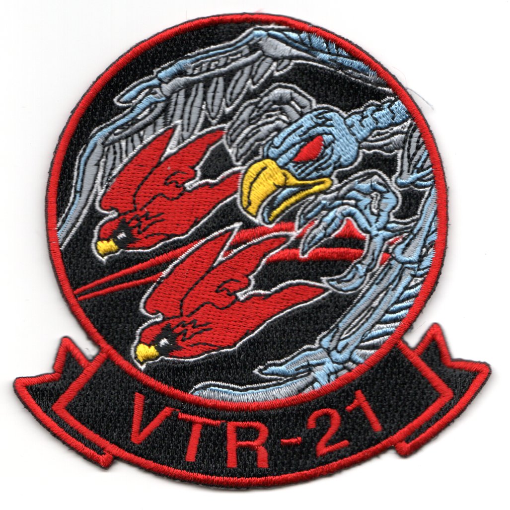 VT(R)-21 Squadron Patch (Red-Gray)