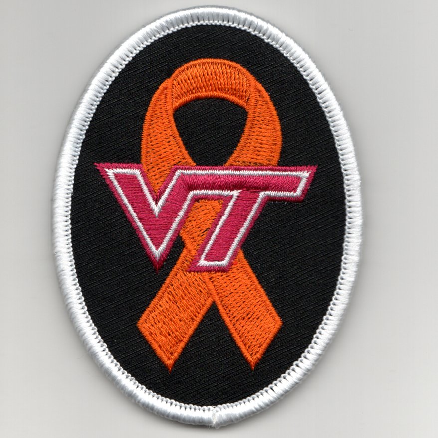 VIRGINIA TECH 'Memorial' Ribbon Patch