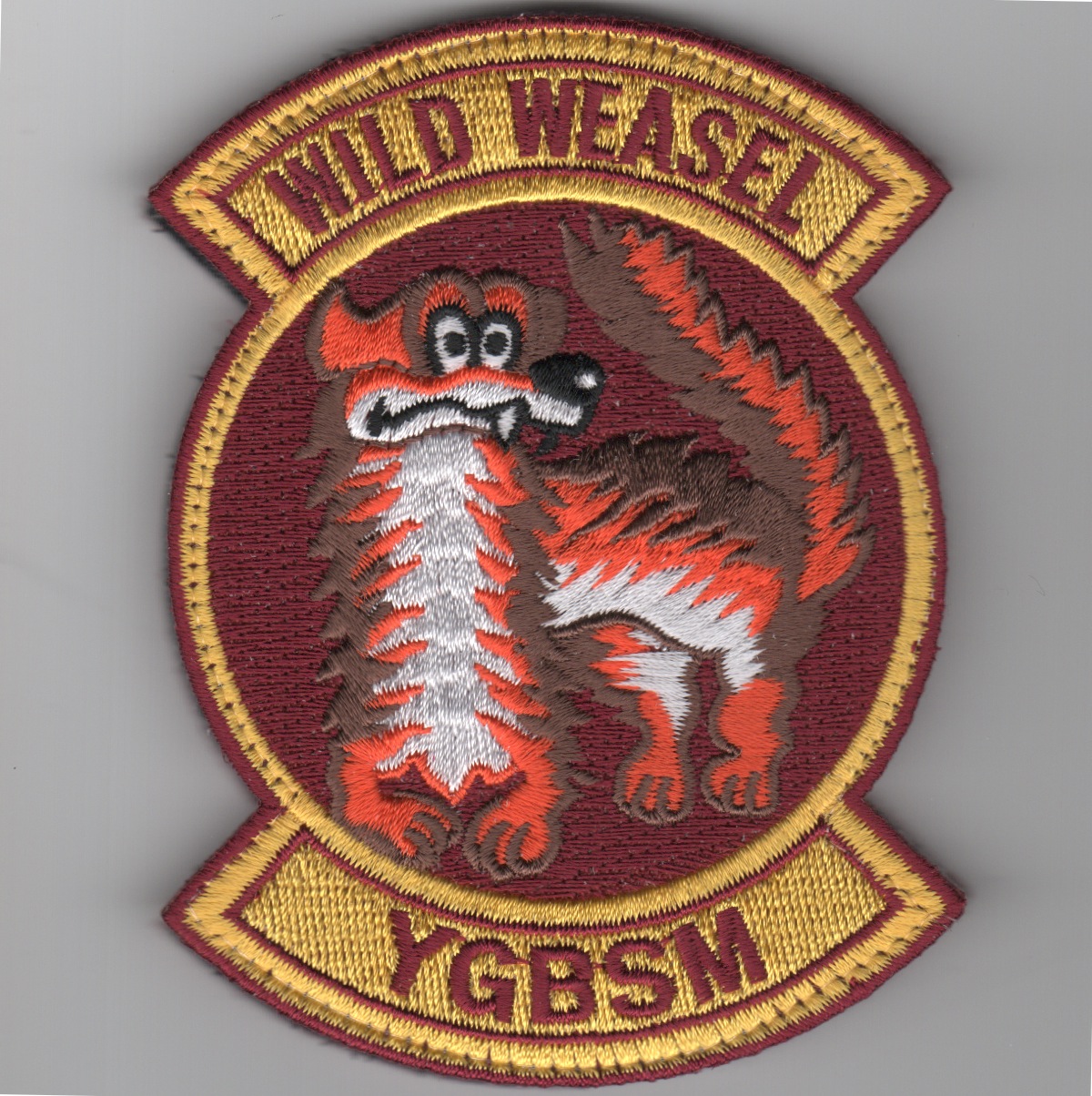 Wild Weasel 'YGBSM' (Red/Velcro)