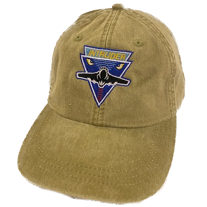 A-6 'INTRUDER-logo' Ballcap (Khaki)
