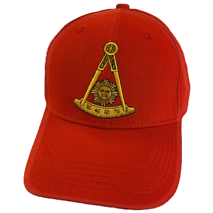 PAST MASTER Ballcap (RED/No Square)