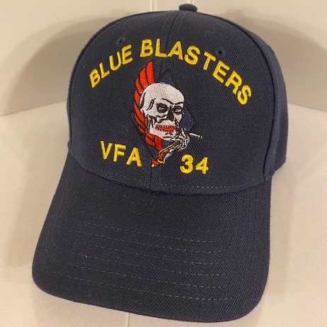 VFA-34 'SKULL' Ballcap (Dark Blue)