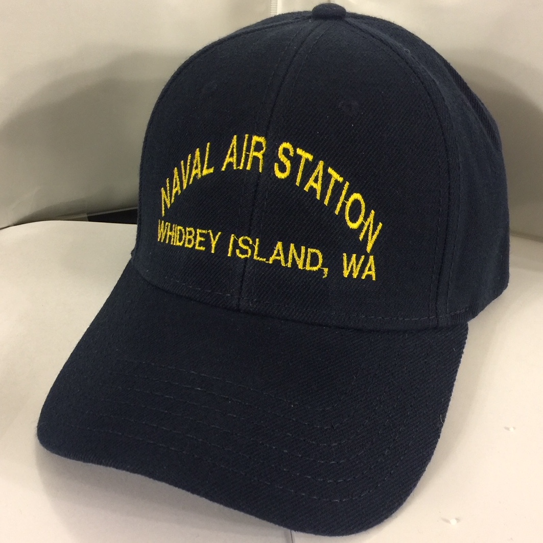NAS Whidbey Island (Dk Blue/Text Only)