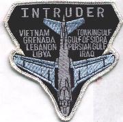 A-6E Combat Intruder Patch (Silver)