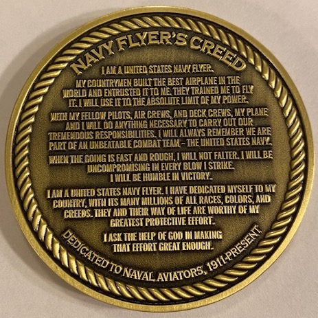 US NAVAL AVIATION Coin (CREED/Back)