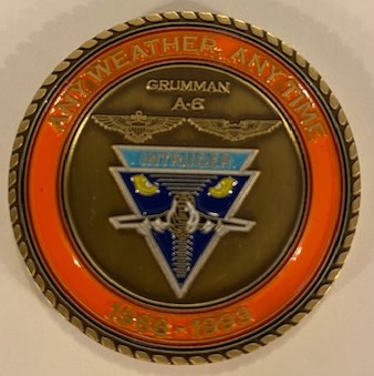 VA-145 'SWORDSMEN' Coin (Back/Orange)
