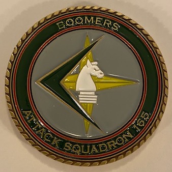 VA-165 'BOOMERS' Coin (Front)