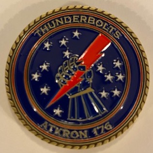 VA-176 'THUNDERBOLTS' Coin (Front)
