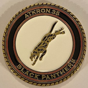 VA-35 'BLACK PANTHERS' Coin (Front)