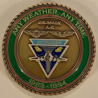 VA-42 'GREEN PAWNS' Coin (Back)