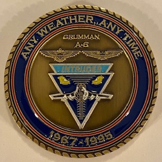 VA-52 'KNIGHT RIDERS' Coin (Back)