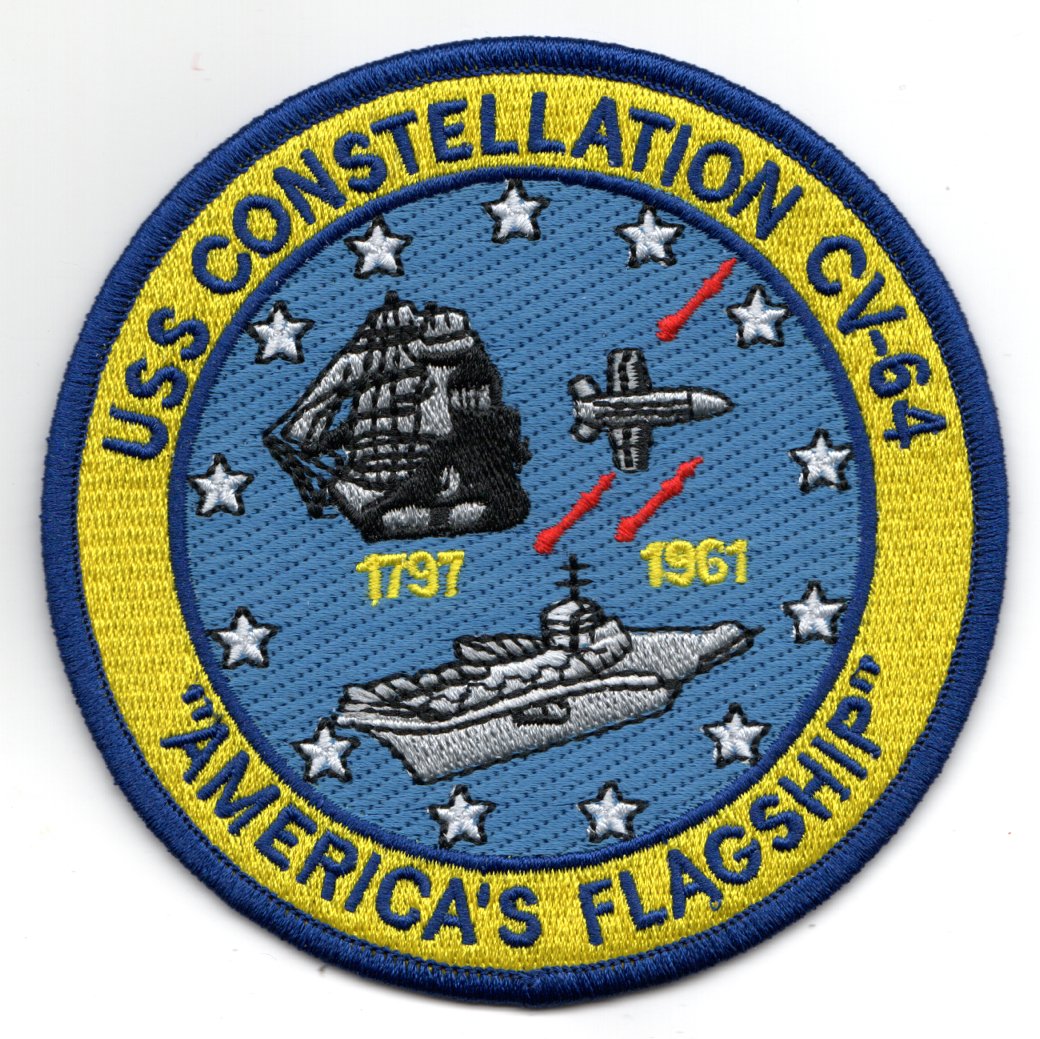 CV-64 1994 *AMERICA'S FLAGSHIP* (Round/Blue)