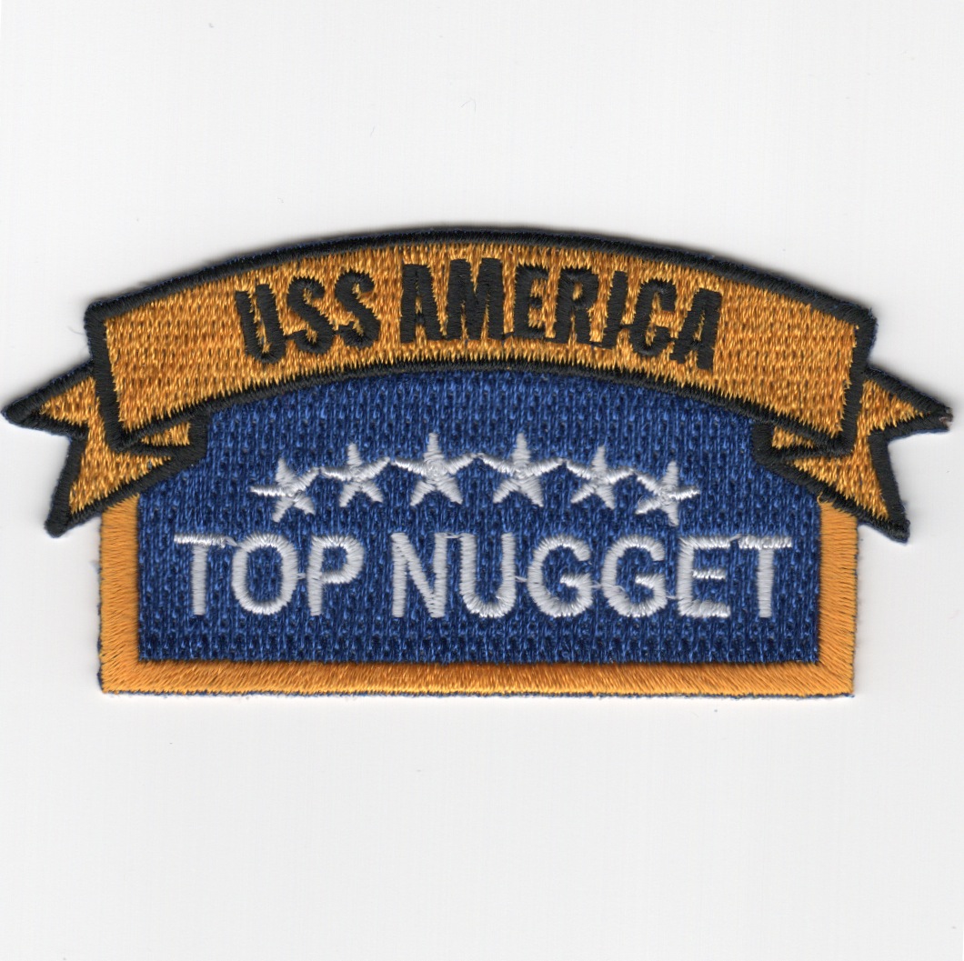 USS America (CV-66) 'TOP NUGGET' Patch