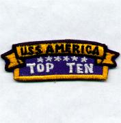 USS America (CV-66) Top Ten FSS Patch