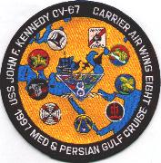 CV-67/CVW-8 1997 Med Patch (Gaggle)