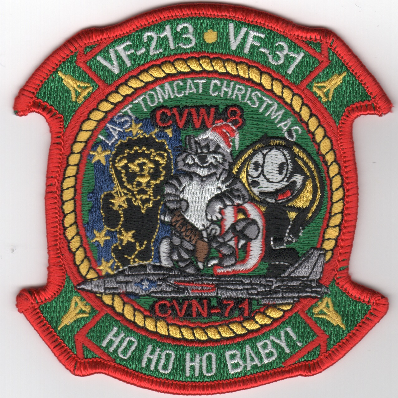 CVN-71/VF-31 Last Christmas Cruise Patch