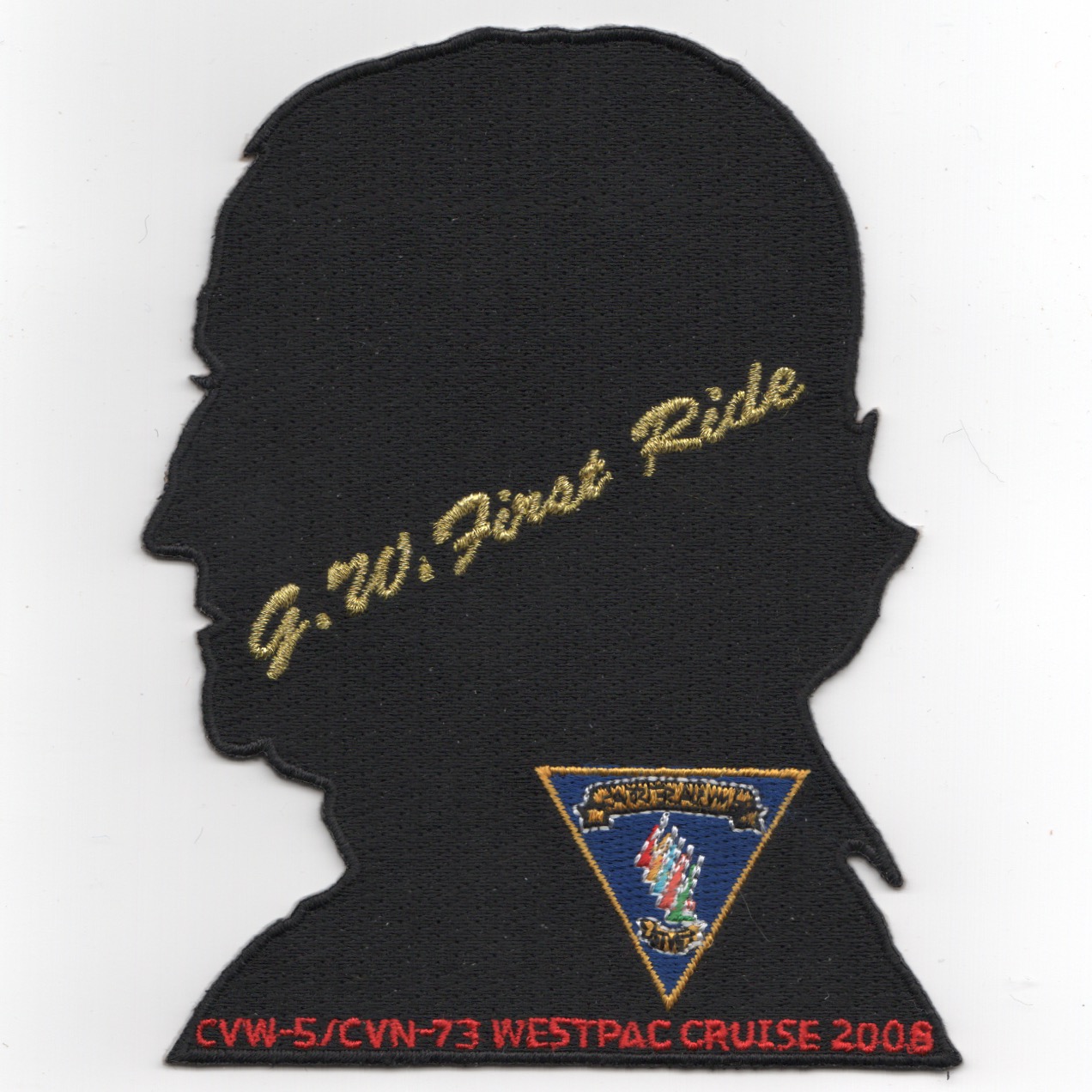 CVN-73/CVW-5 'FIRST RIDE' WestPac Cruise (Black Head)