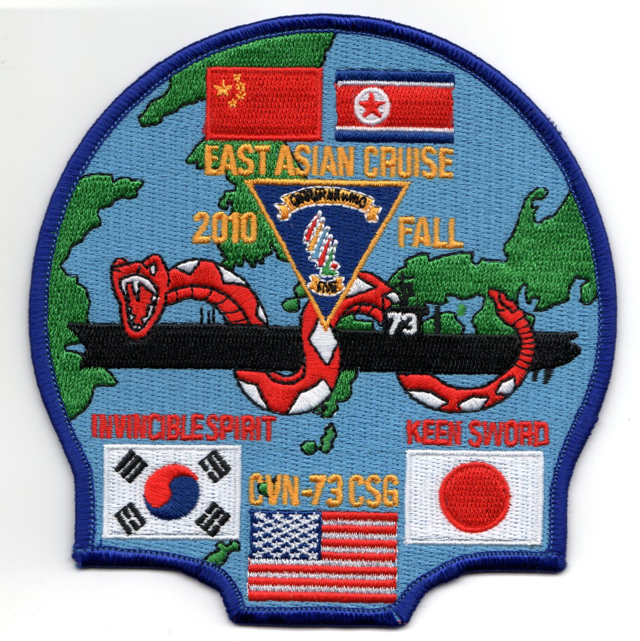 CVN-73/VFA-102 2010 'East Asian' Cruise Patch