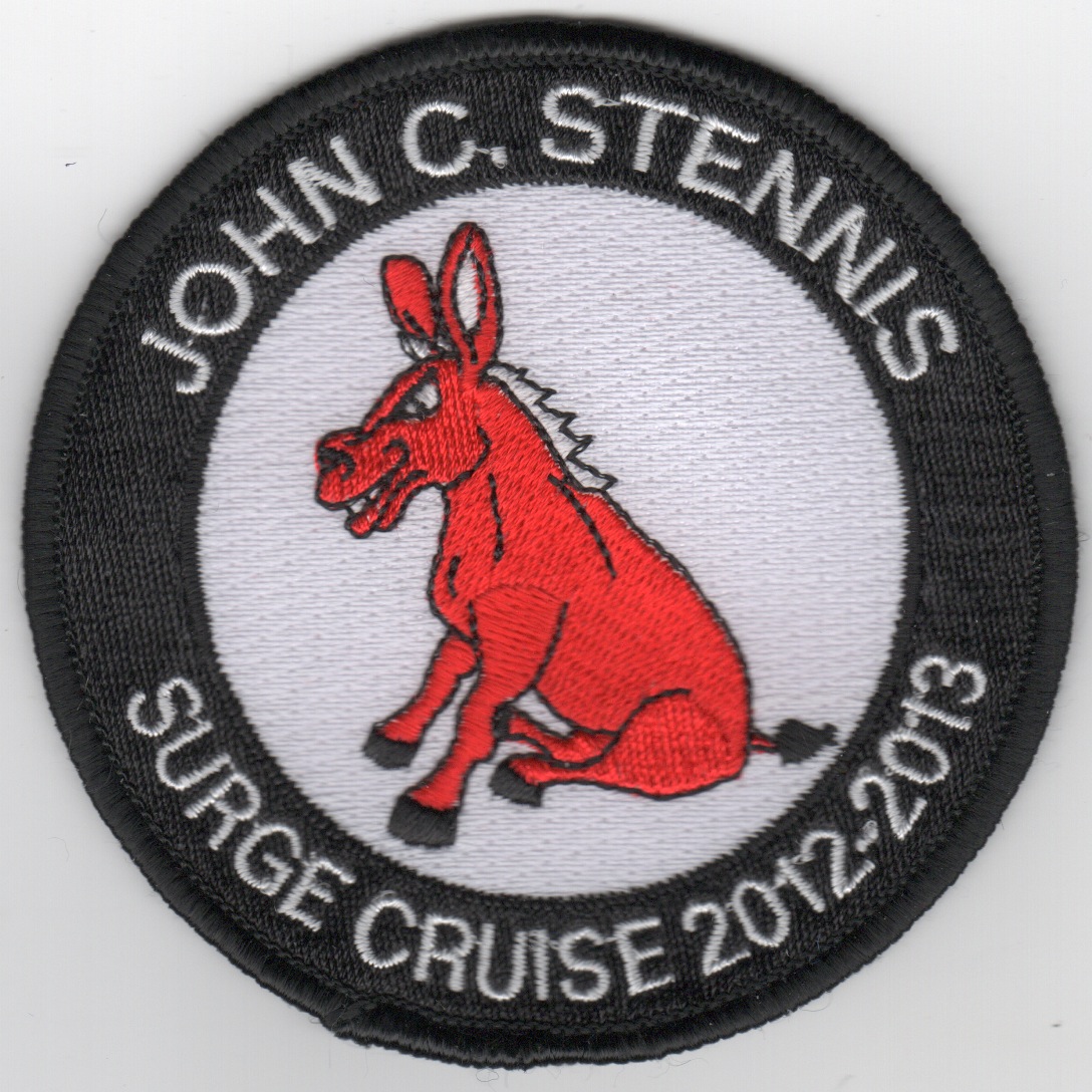 CVN-74 2012-2013 'SURGE' Cruise Patch