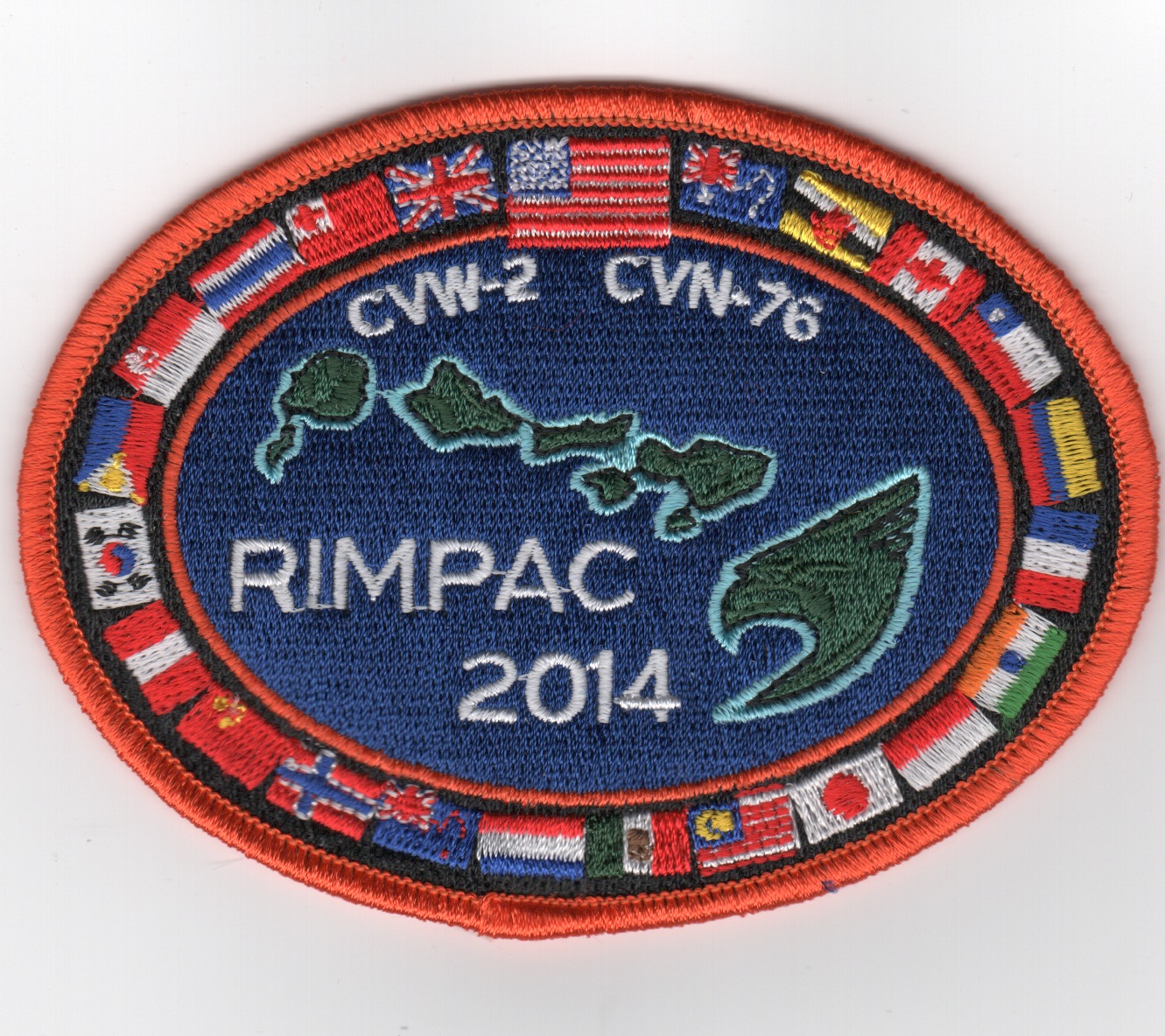 CVN-76/CVW-2 2014 'RIMPAC' Cruise Patch
