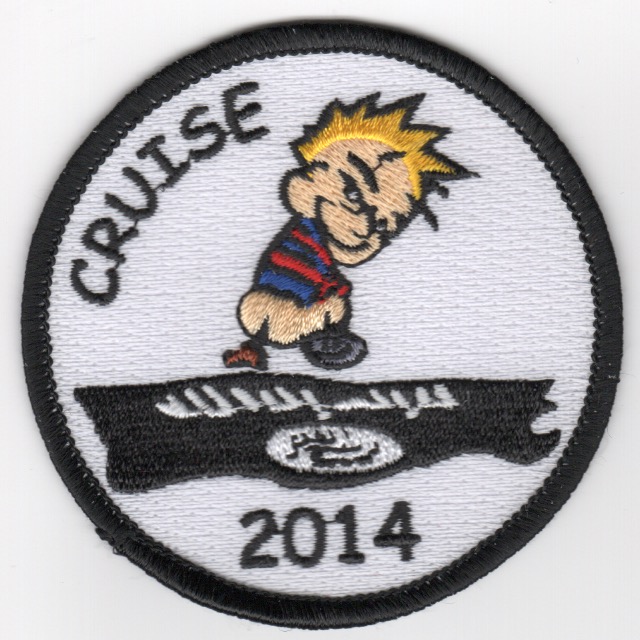 CVN-77 2014 'POOP ON ISIS' Cruise Patch