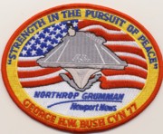 USS George H. W. Bush (CVN-77) Grumman Patch
