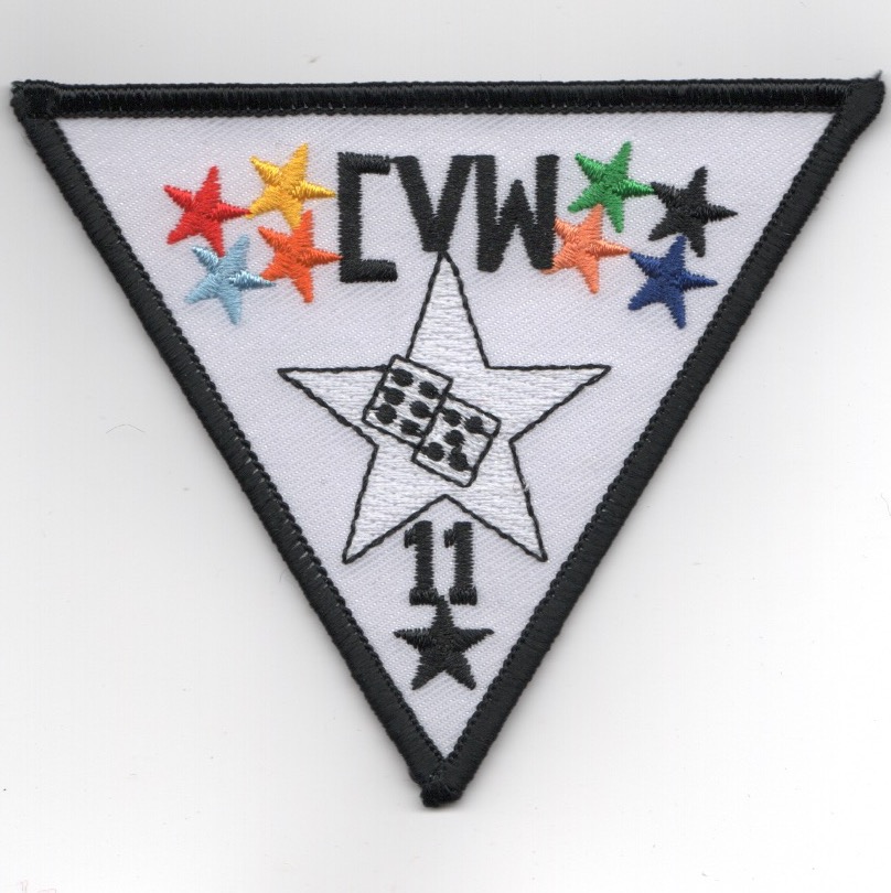 Carrier Air Wing Eleven (CVW-11) 'Dice' Patch (White)