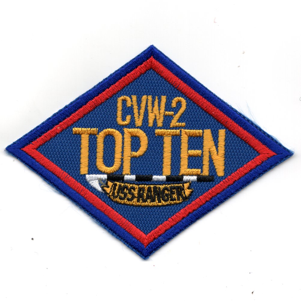 TOPGUN: USS Ranger/CVW-2 *TOP TEN* Patch