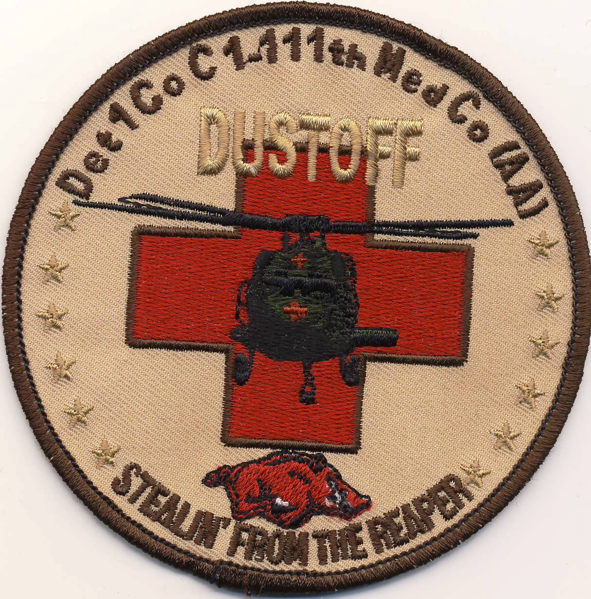 Det 1 Co C 1-111th Med Company (DUSTOFF) Desert Patch