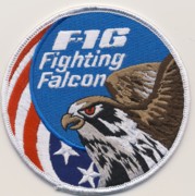 F-16 Fighting Falcon Patch (Color/No V)