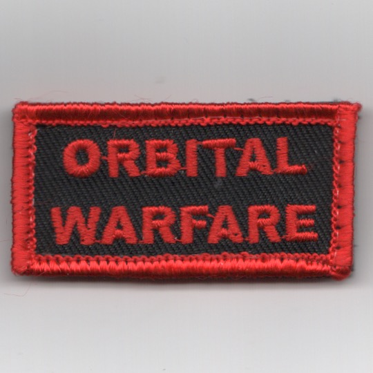 Orbital Warfare FSS Patch (Red/Blk)