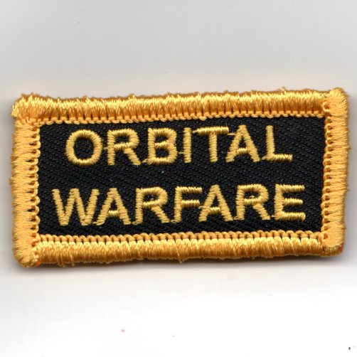 Orbital Warfare FSS Patch (Yellow/Black)