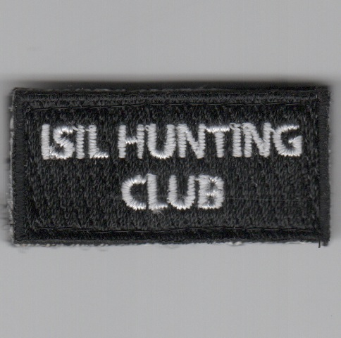 Flight Suit Sleeve - ISIL HUNT CLUB (Blk)