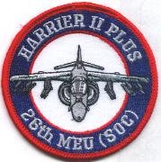 26th MEU/Harrier 2 Patch (Blue)