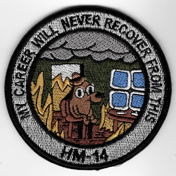 HM-14 'CAREER WILL NEVER RECOVER' Patch