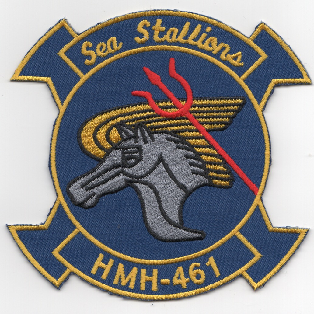 HMH-461 'Sea Stallion' Patch (Blue)