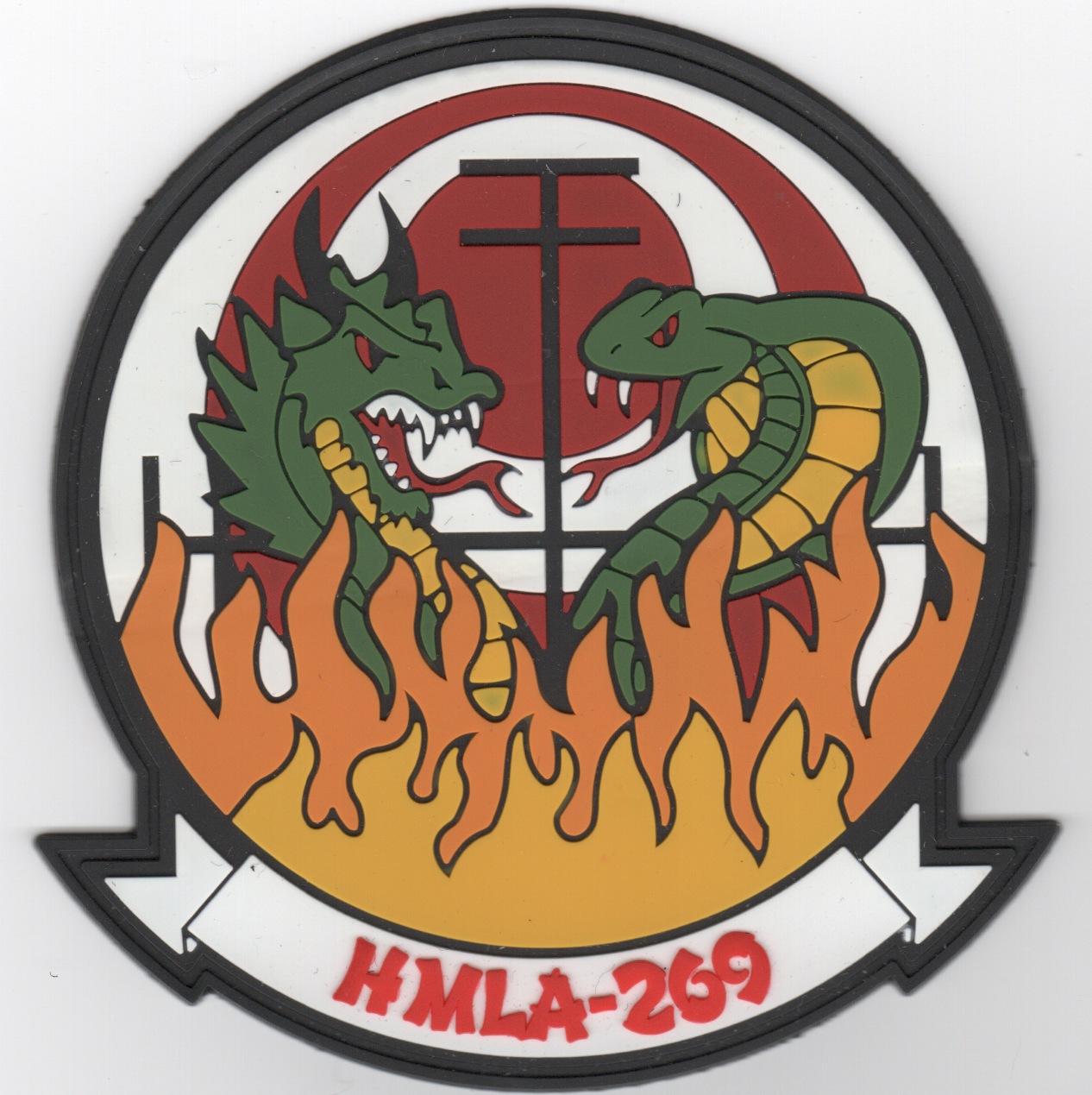 HMLA-269 Squadron Patch (2 Dragons/PVC)