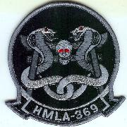 HMLA-369 Squadron Patch (Gray)