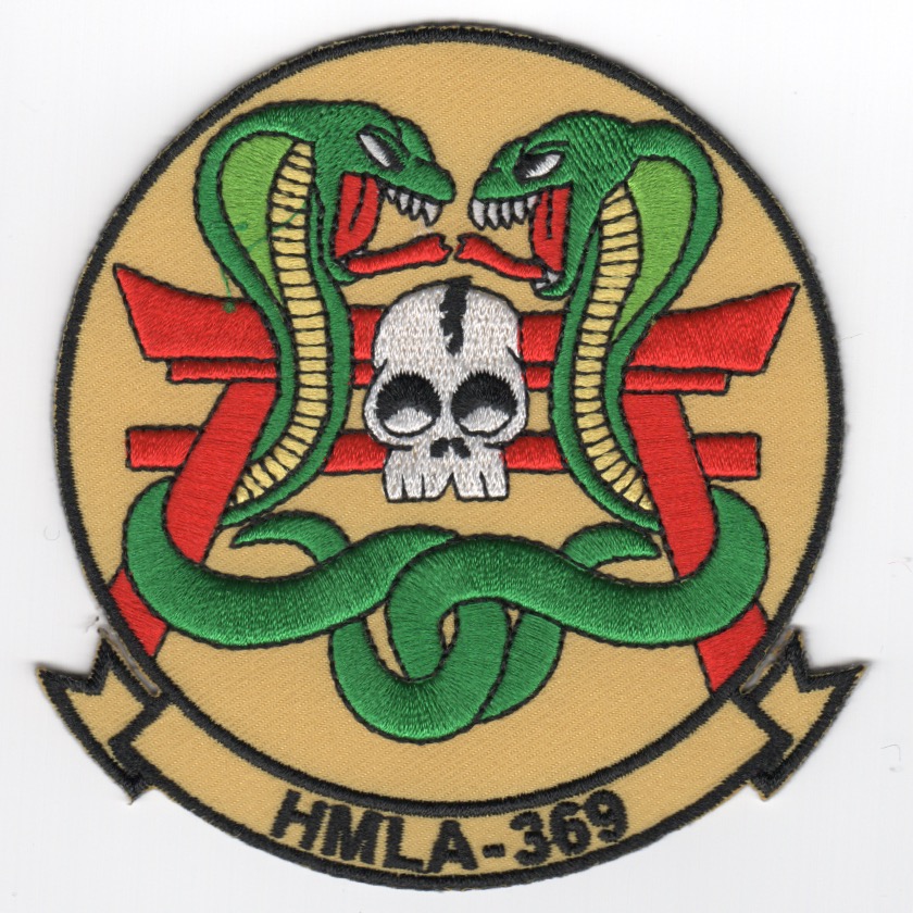 HMLA-369 Squadron Patch (Yellow)