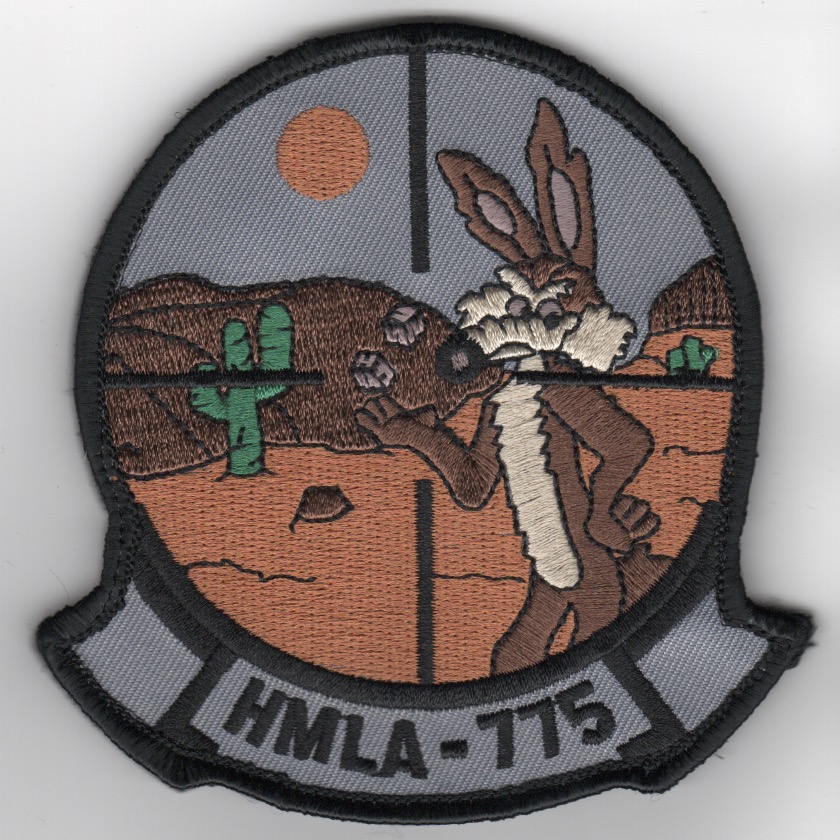 HMLA-775 Squadron Patch (Gray Sky)
