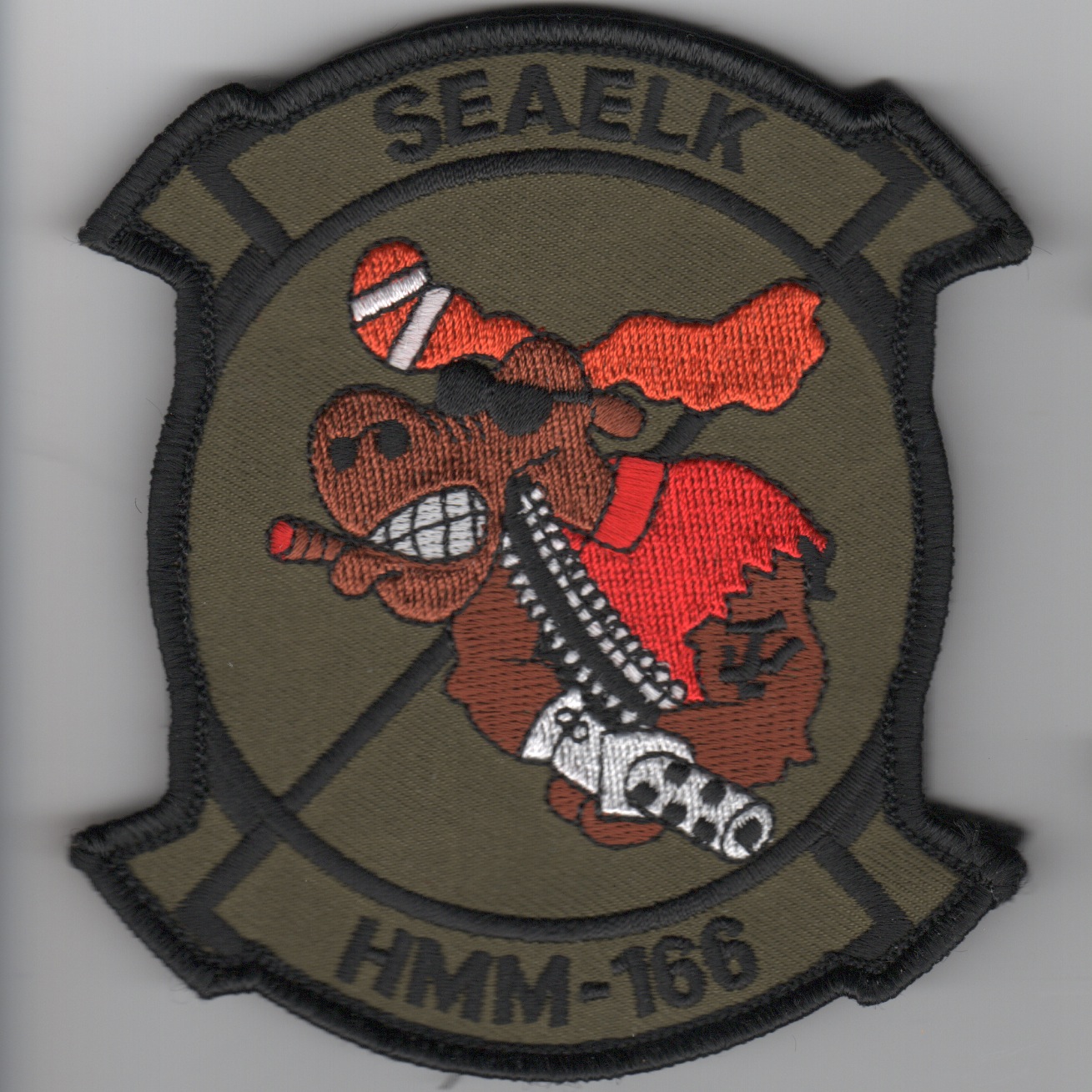 HMM-166 Squadron Patch (Subdued/Velcro)